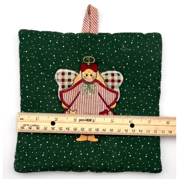 Potholders/Hotpads Handmade Angel Appliqué Vintage, Christmas, Holiday - Picture 3 of 4